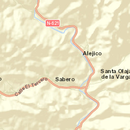 Sabero Street Map