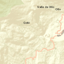 Goñi Street Map