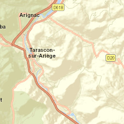 Tarascon-sur-Ariège Street Map