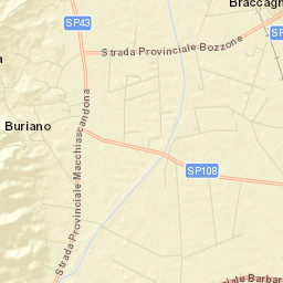 Braccagni Street Map