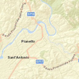 Provincia di Grosseto Street Map