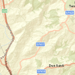 San Terenziano Street Map