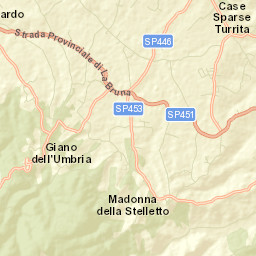 Giano dell'Umbria Street Map