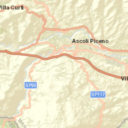 Ascoli Piceno Street Map