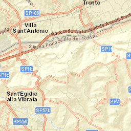 Pagliare Street Map