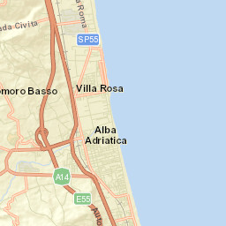 Villa Rosa Street Map