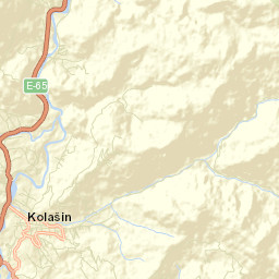 Kolašin Street Map