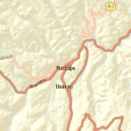 Rožaje Street Map