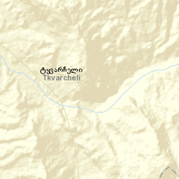 Tqvarch'eli Street Map