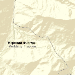 Verkhniy Fiagdon Street Map