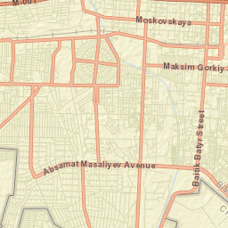 Bishkek Street Map