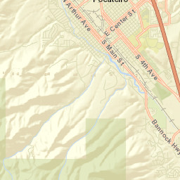Pocatello Street Map