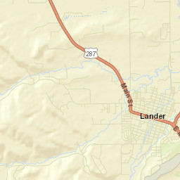 Lander Street Map