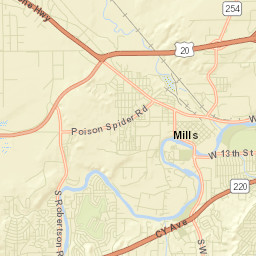 Mills Street Map