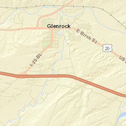 Glenrock Street Map