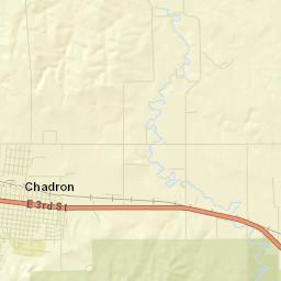 Chadron Street Map