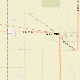 Laurens Street Map