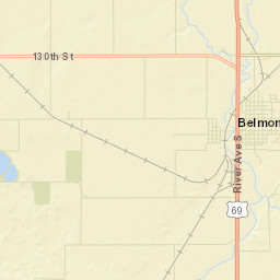 Belmond Street Map