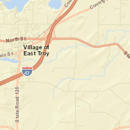 East Troy Street Map
