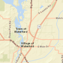 Waterford Street Map
