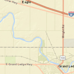 Grand Ledge Street Map