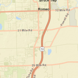 Romeo Street Map