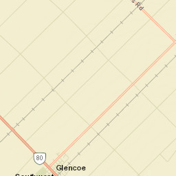 Glencoe Street Map
