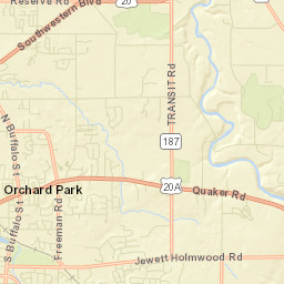 Webster Corners New York Street Map