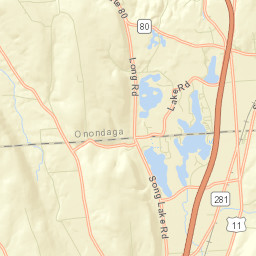 Tully Lake Park New York Street Map