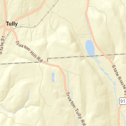 Tully New York Street Map