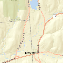 Puckerville New York Street Map