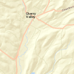 Cherry Valley New York Street Map