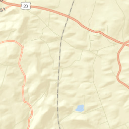 Leesville New York Street Map