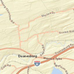 Duane New York Street Map