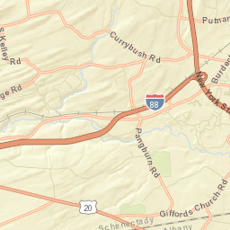 Princetown New York Street Map