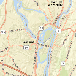Waterford New York Street Map