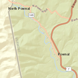 Pownal Street Map