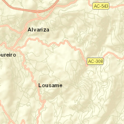 Lousame Street Map