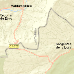 Sargentes de la Lora Street Map
