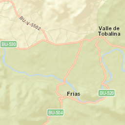 Frías Street Map