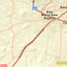 Cizur Mayor Street Map