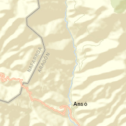 Ansó Street Map