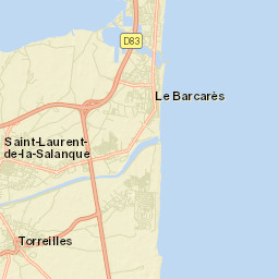 Torreilles Street Map