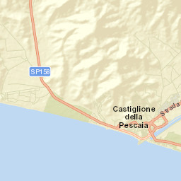 Castiglione della Pescaia Street Map