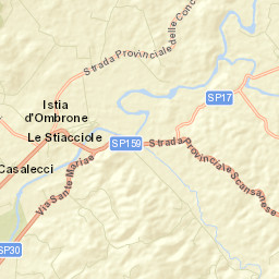 Istia D'Ombrone-Le Stiacciole Street Map