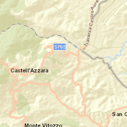 Castell'Azzara Street Map