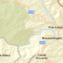 Castel Viscardo Street Map