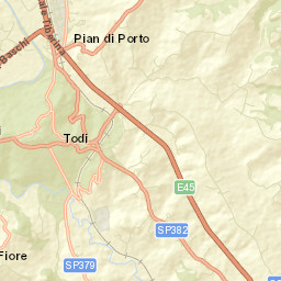 Todi Street Map