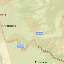 Norcia Street Map