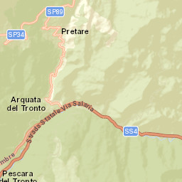 Arquata del Tronto Street Map